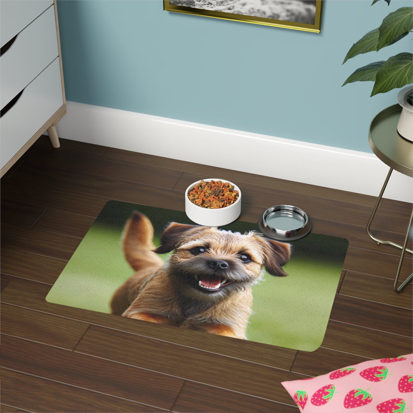 Tapis antidérapant pour animaux de compagnie – Tapis d'alimentation étanche pour chiens