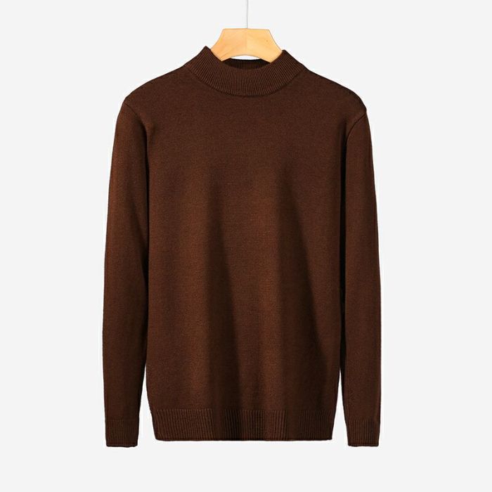 Mens Mock-Neck Sweater Base Layer