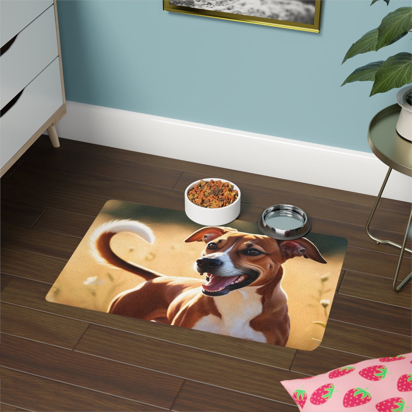 Tapis antidérapant pour animaux de compagnie – Tapis d'alimentation étanche pour chiens