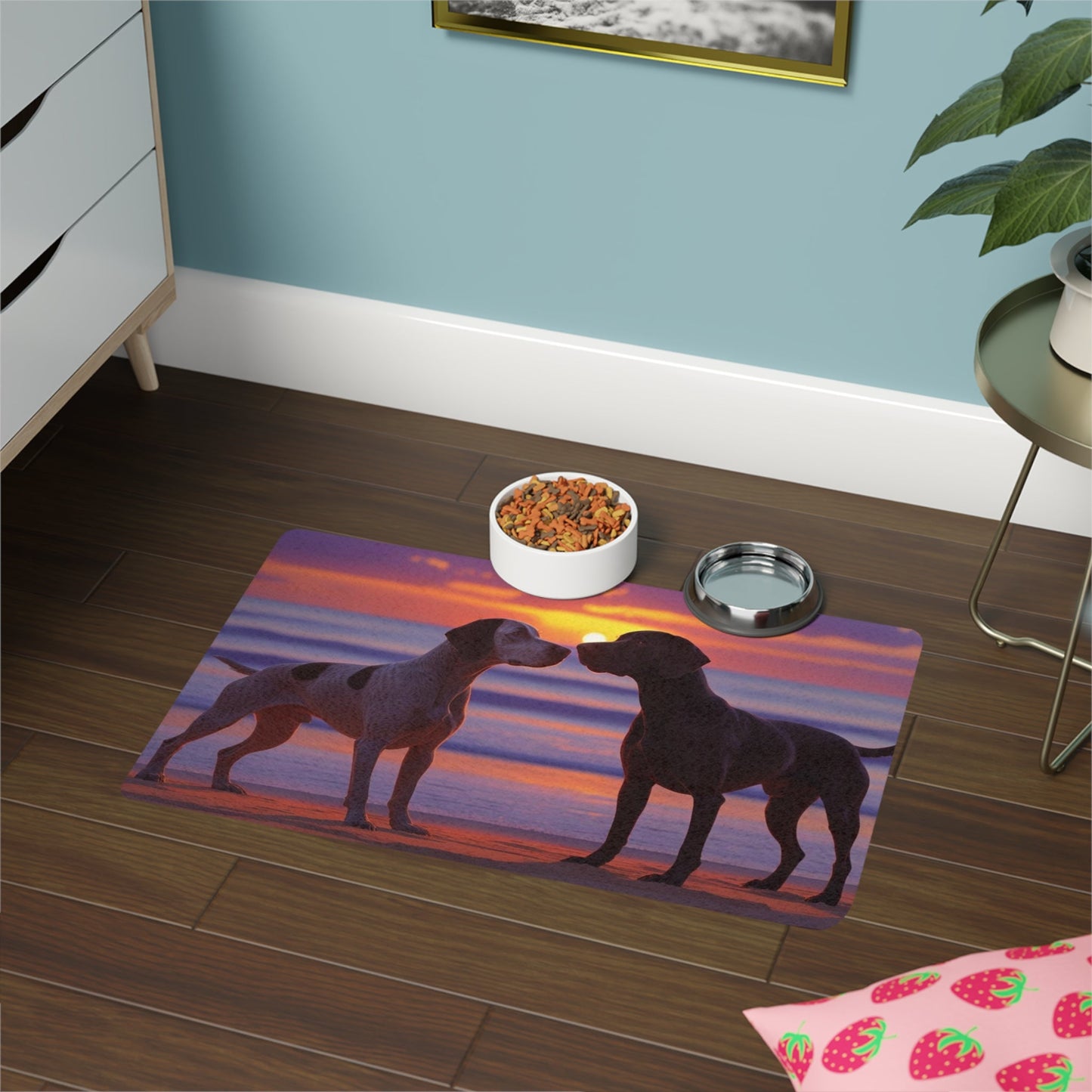 Non-Slip Pet Food Mat – Waterproof Feeding Mat for Dogs