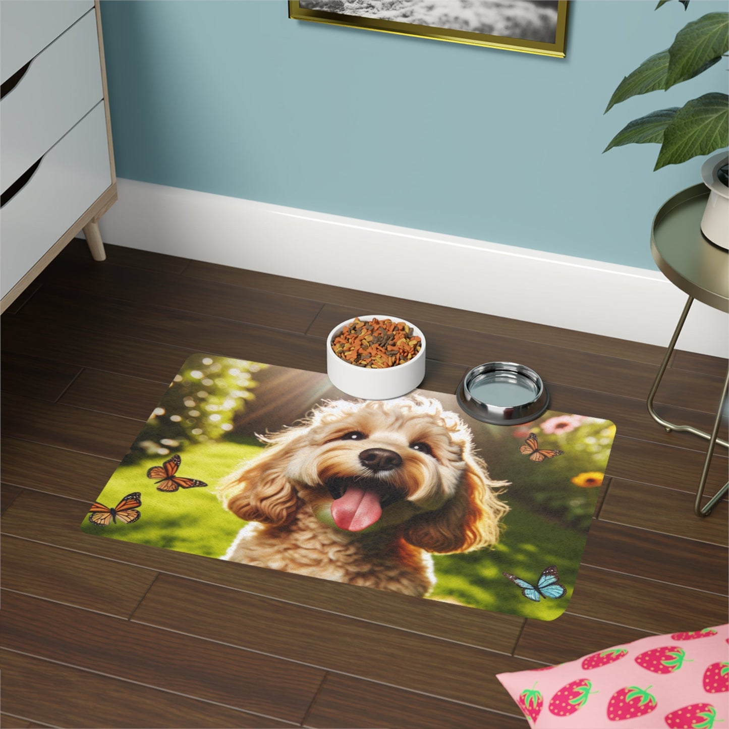 Non-Slip Pet Food Mat – Waterproof Feeding Mat for Dogs