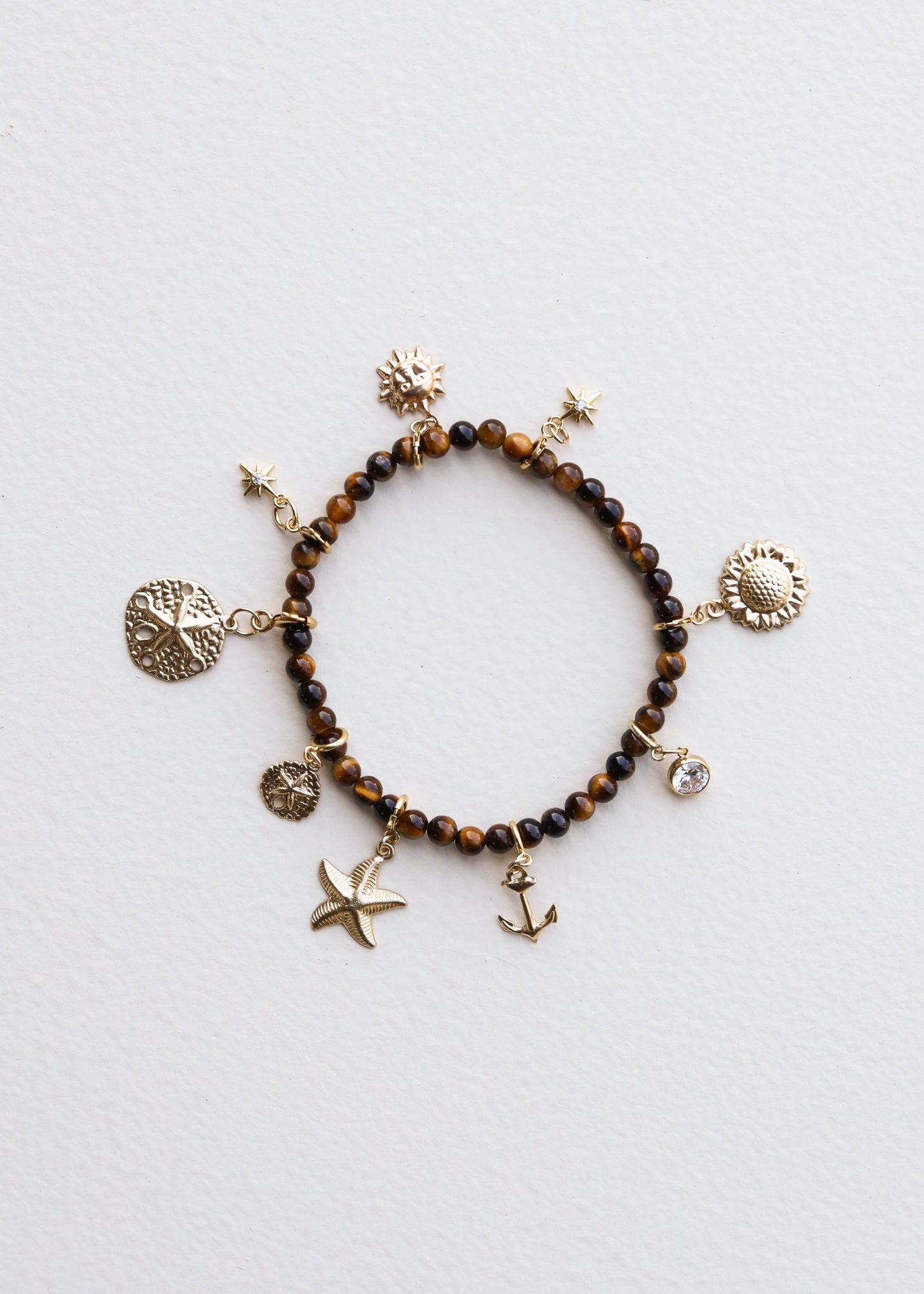 Œil de tigre poli || Bracelet adulte