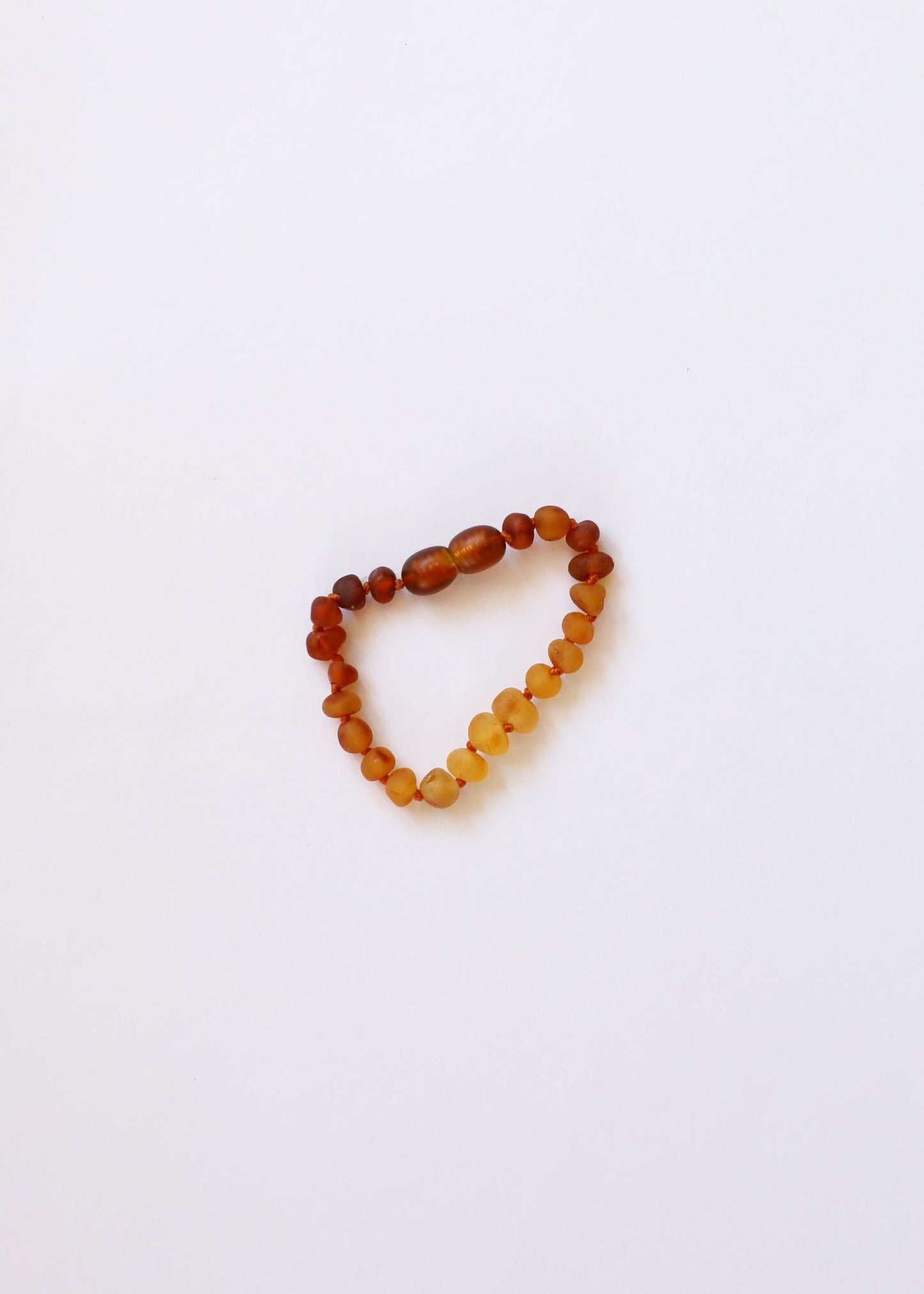 Ambre brut de la Baltique + Tournesol || Bracelet de cheville ou bracelet