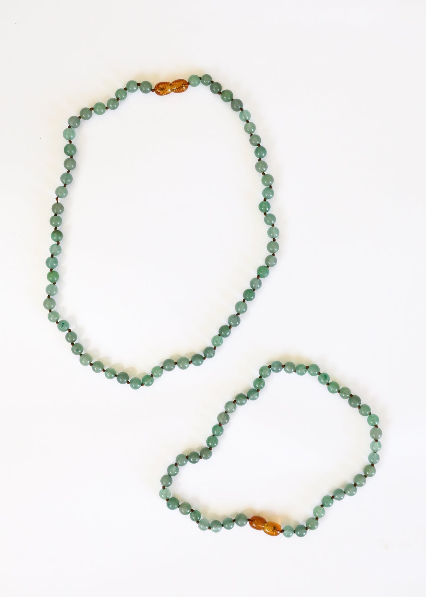 Pierre précieuse pure + Aventurine || Collier