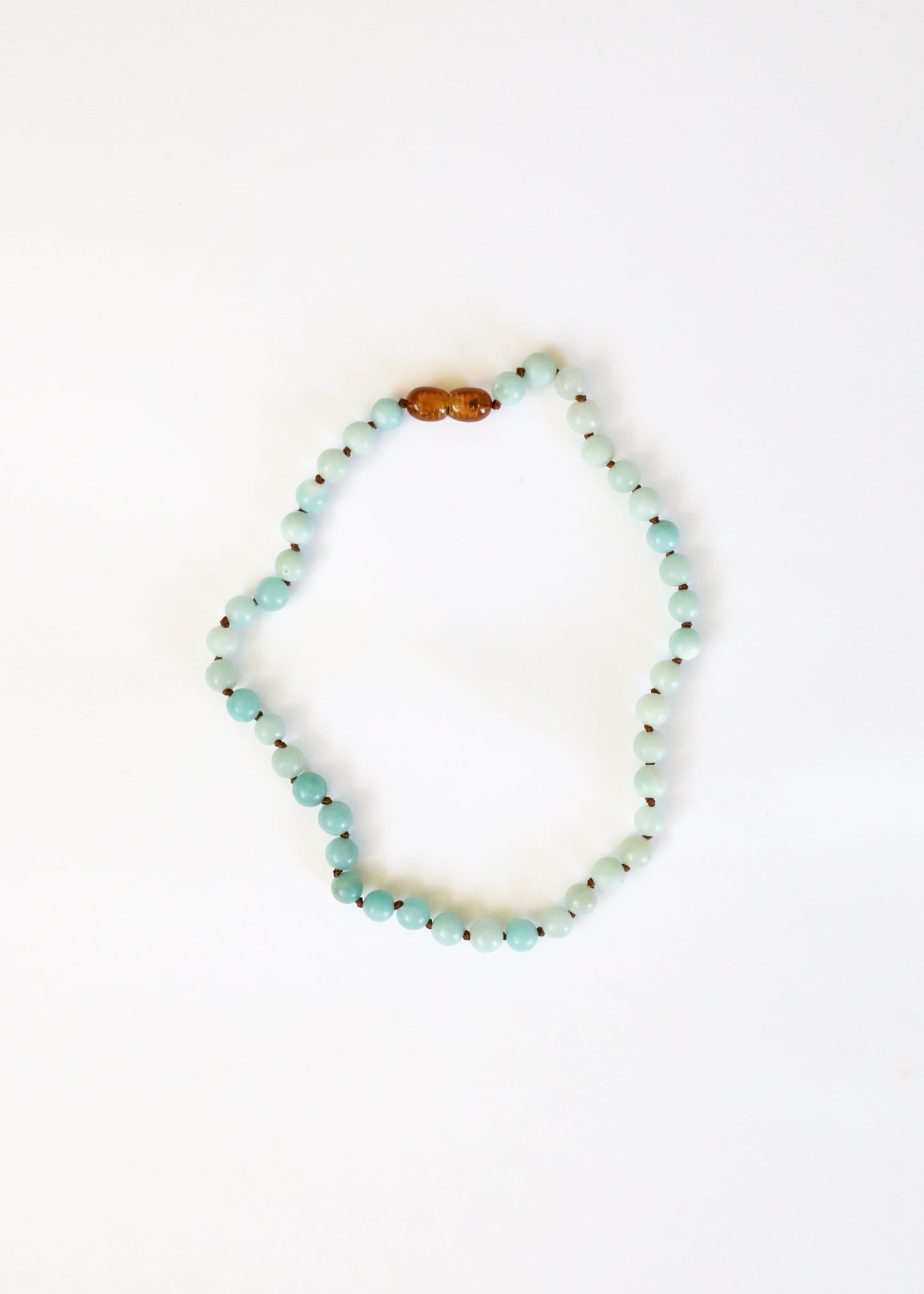 Pierre précieuse pure + Amazonite || Collier