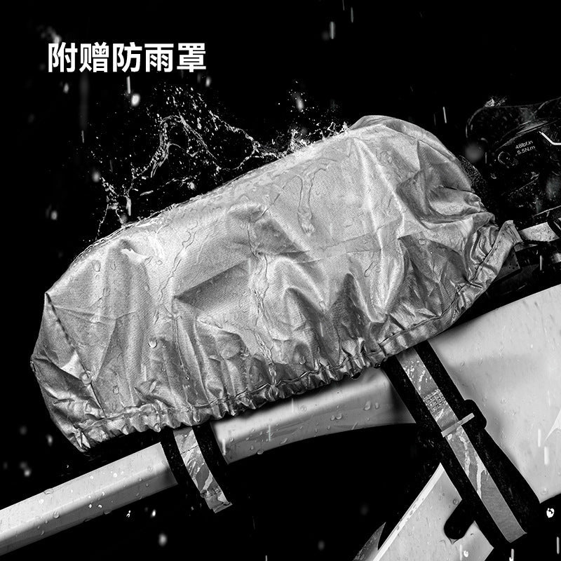 Rainproof Bike Bag For 4-6.5' Front Phone Bag Special PC Hard Shell With Free Rain Cover Motorcycle Bike Accessories Bike Phone Bag Bike Pouch Top Tube Bag Bicycle Front Frame Bag Waterproof Bike Accessories Bag Phone Holder Compatible With Smartphones