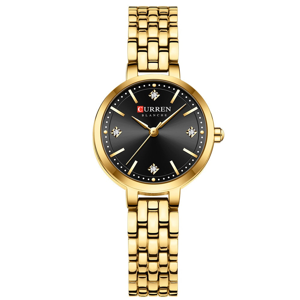 Small-dial Waterproof Womens Casual Quartz Watch