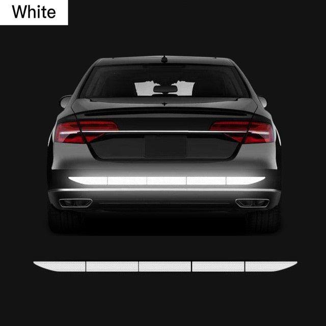 5pcs/set Car Reflectance Reflector Sticker Auto Strong Reflective Stickers Car Body Trunk Exterior Auto Accessories Reflective Tape Reflex Reflective Stickers Car Trunk Reflective Stickers Night Visibility Reflective Decal Waterproof Exterior Warning
