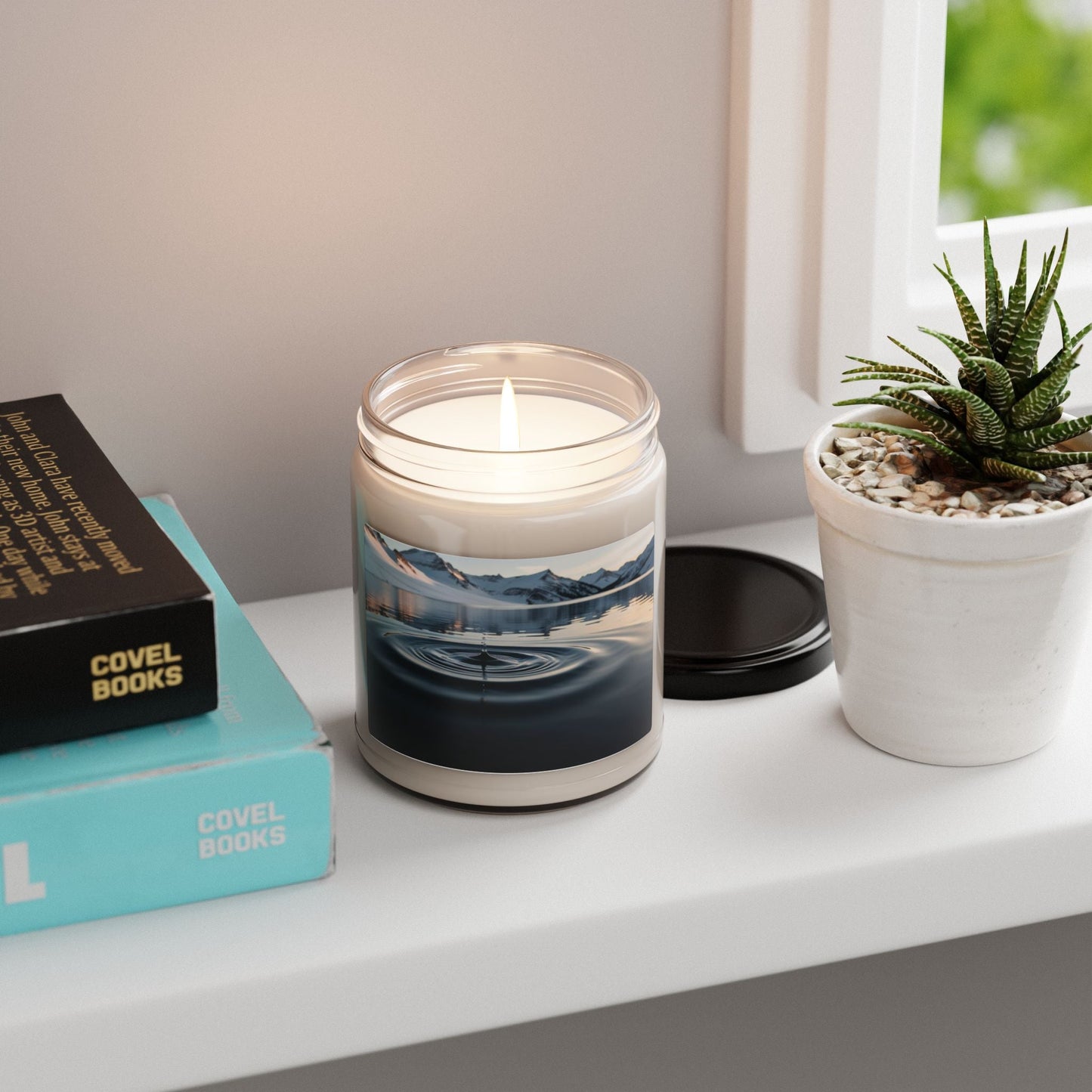 Bougie parfumée de soja en jarre