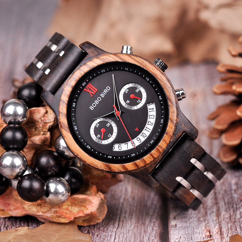 Wooden Classic Wooden Pointer-style Quartz Watch