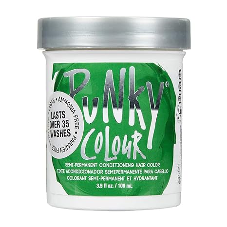 JEROME RUSSELL Punky Colour Coloration capillaire semi-permanente revitalisante - Vert Pomme