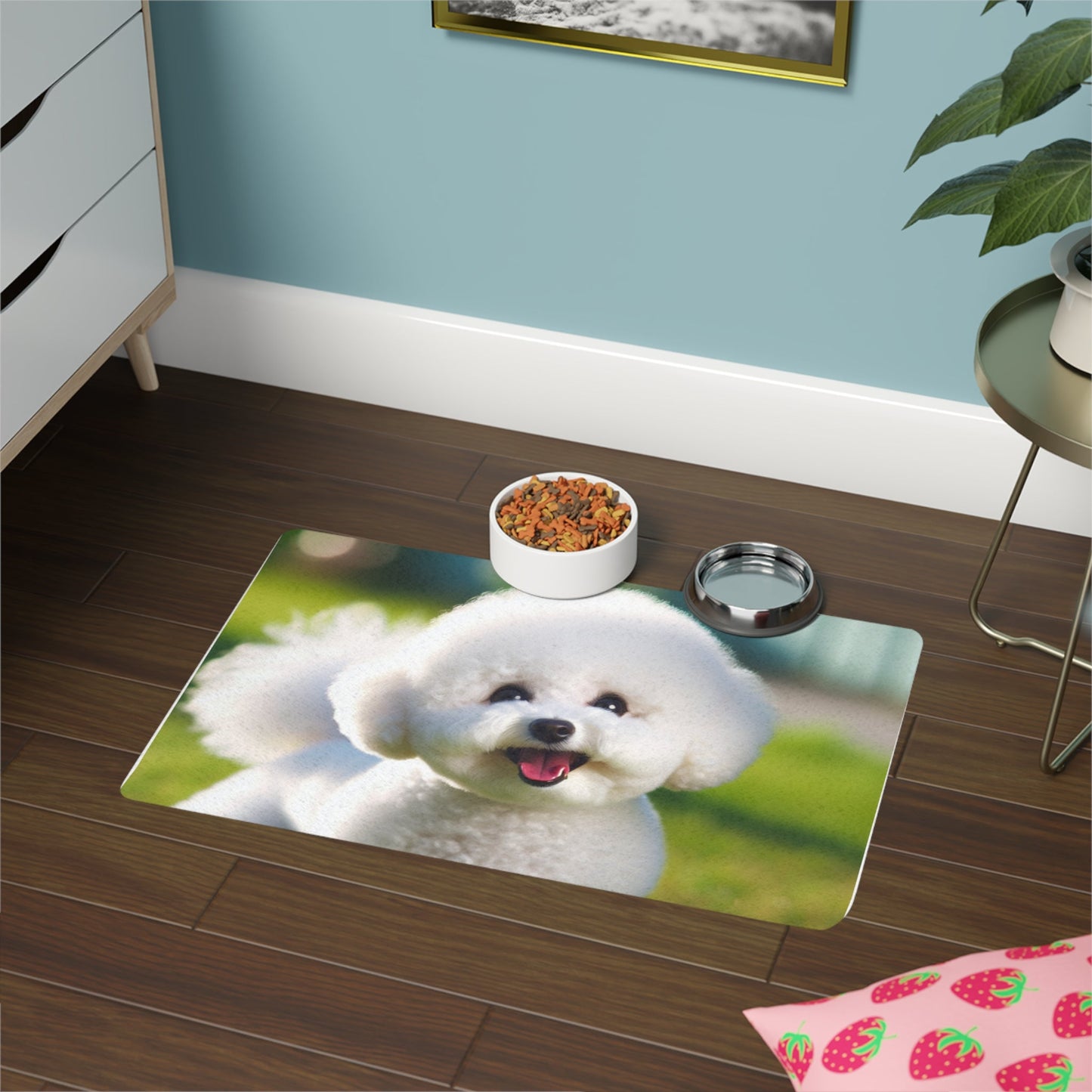 Tapis antidérapant pour animaux de compagnie – Tapis d'alimentation étanche pour chiens