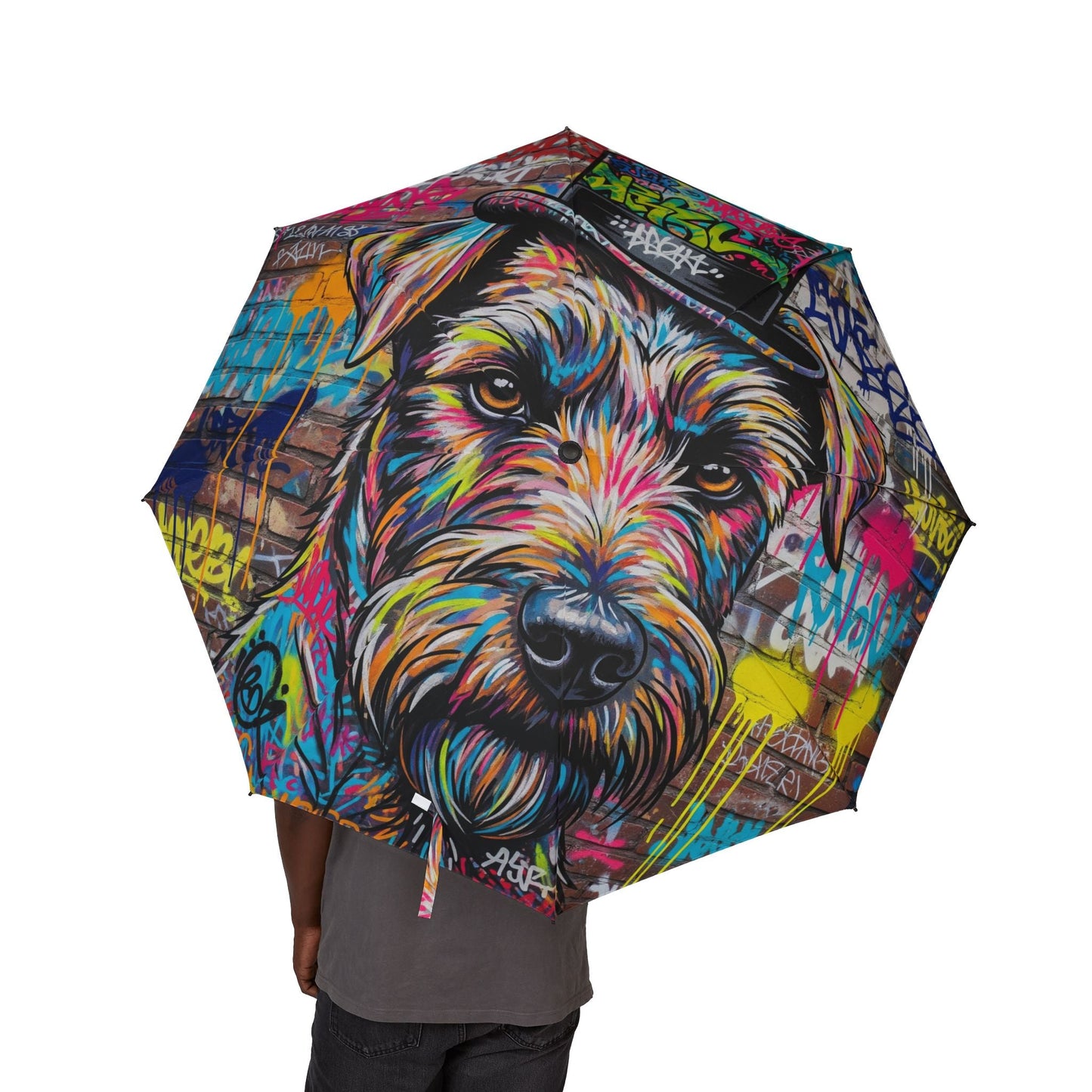 Parapluie semi-automatique 48" – Grand parapluie de voyage coupe-vent