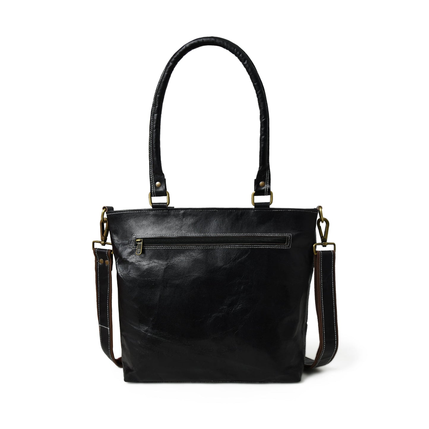 Sac fourre-tout noir en tissu éponge