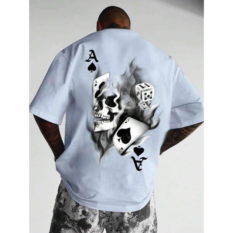 Summer Outdoor Casual Men's T-shirt Seaside Surf