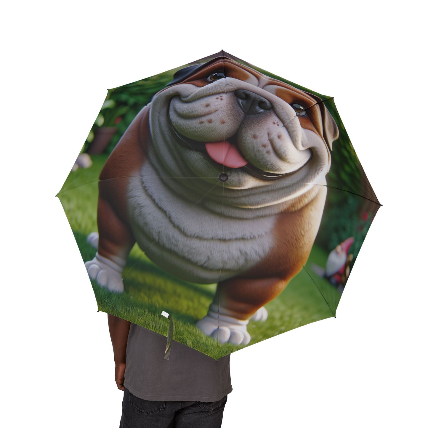 48" Semi-Automatic Umbrella – Windproof Large Travel Rain Umbrella