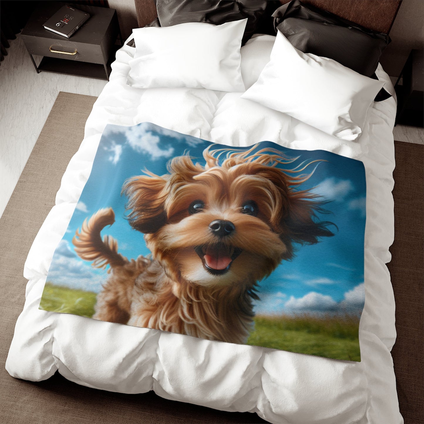 Couverture polaire – Jeté en peluche, 2 options de taille