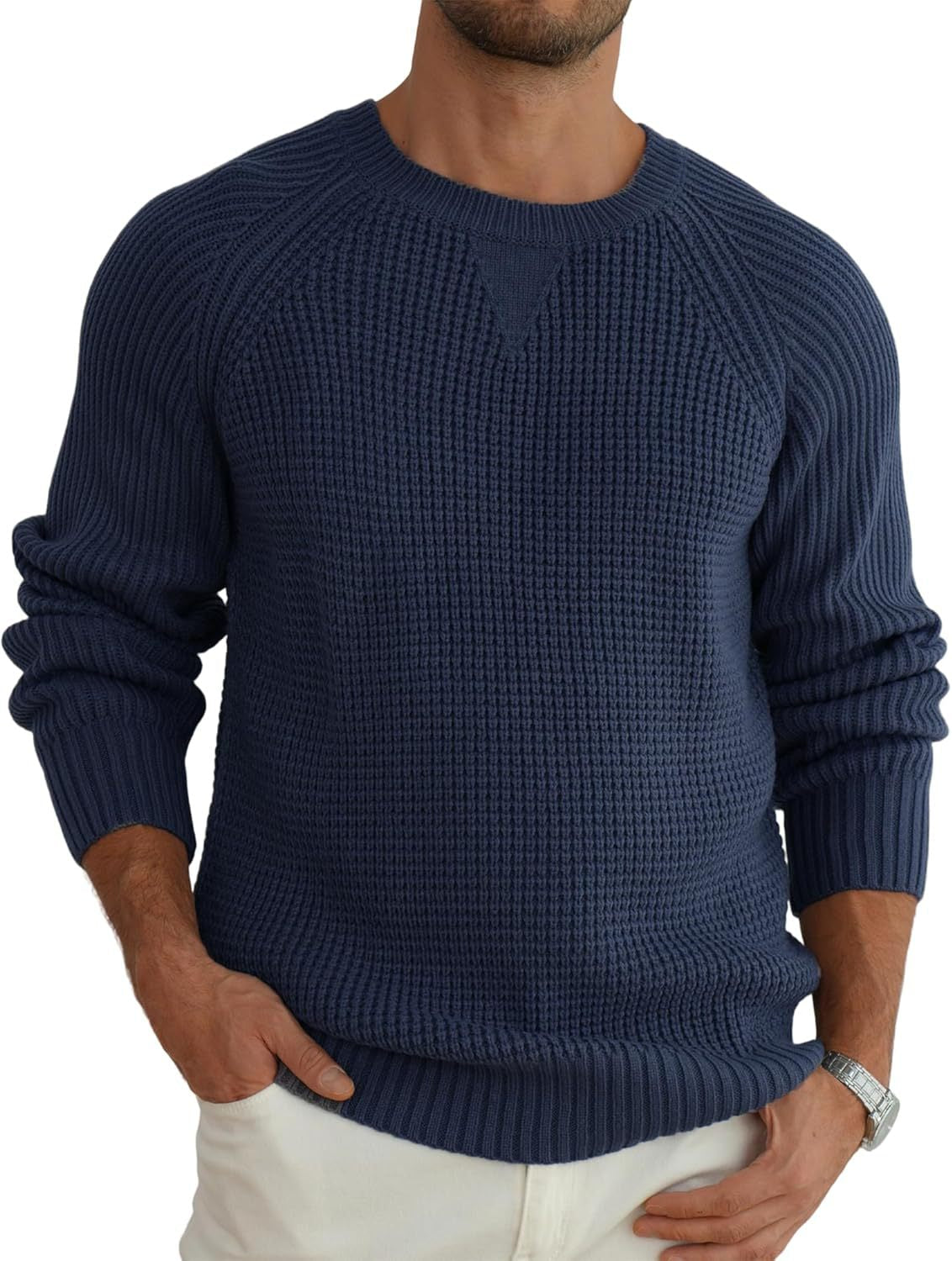 New Versatile Trendy Long-sleeve Pullover With A Round Neckline