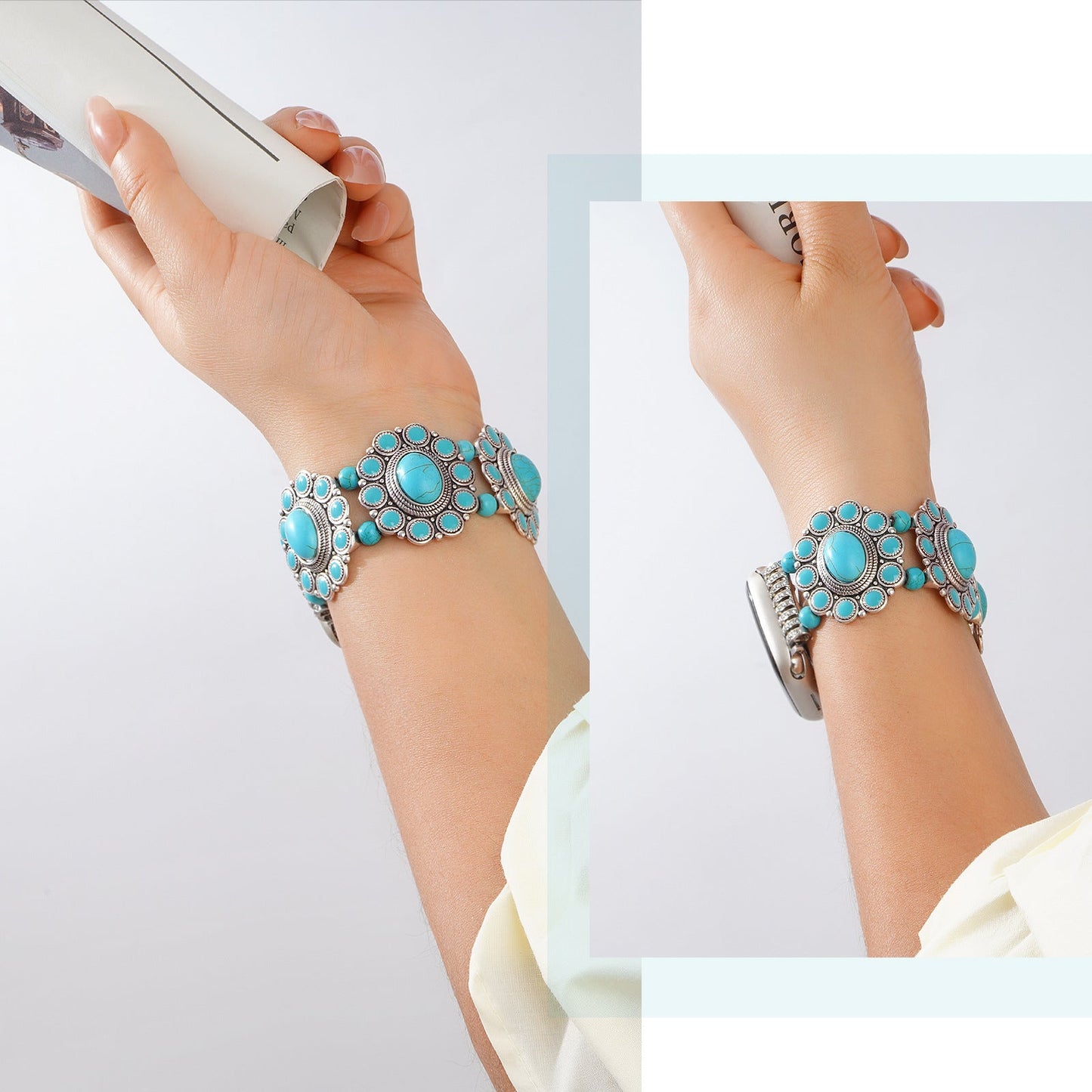Bohemian-style Beaded Watch Strap