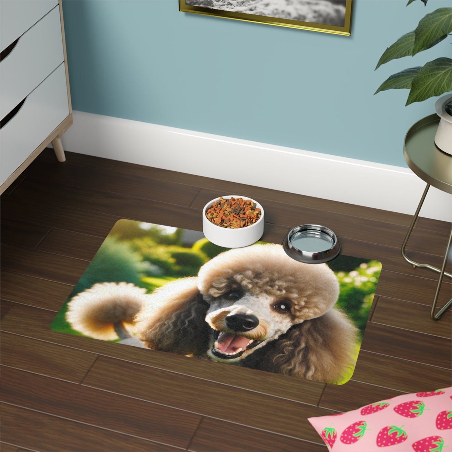 Tapis antidérapant pour animaux de compagnie – Tapis d'alimentation étanche pour chiens