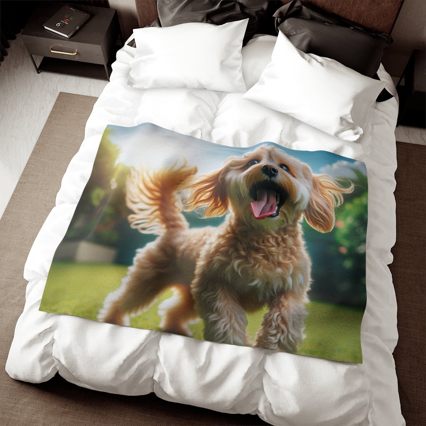 Sweatshirt Blanket – Plush Fleece Throw, 2 Size Options