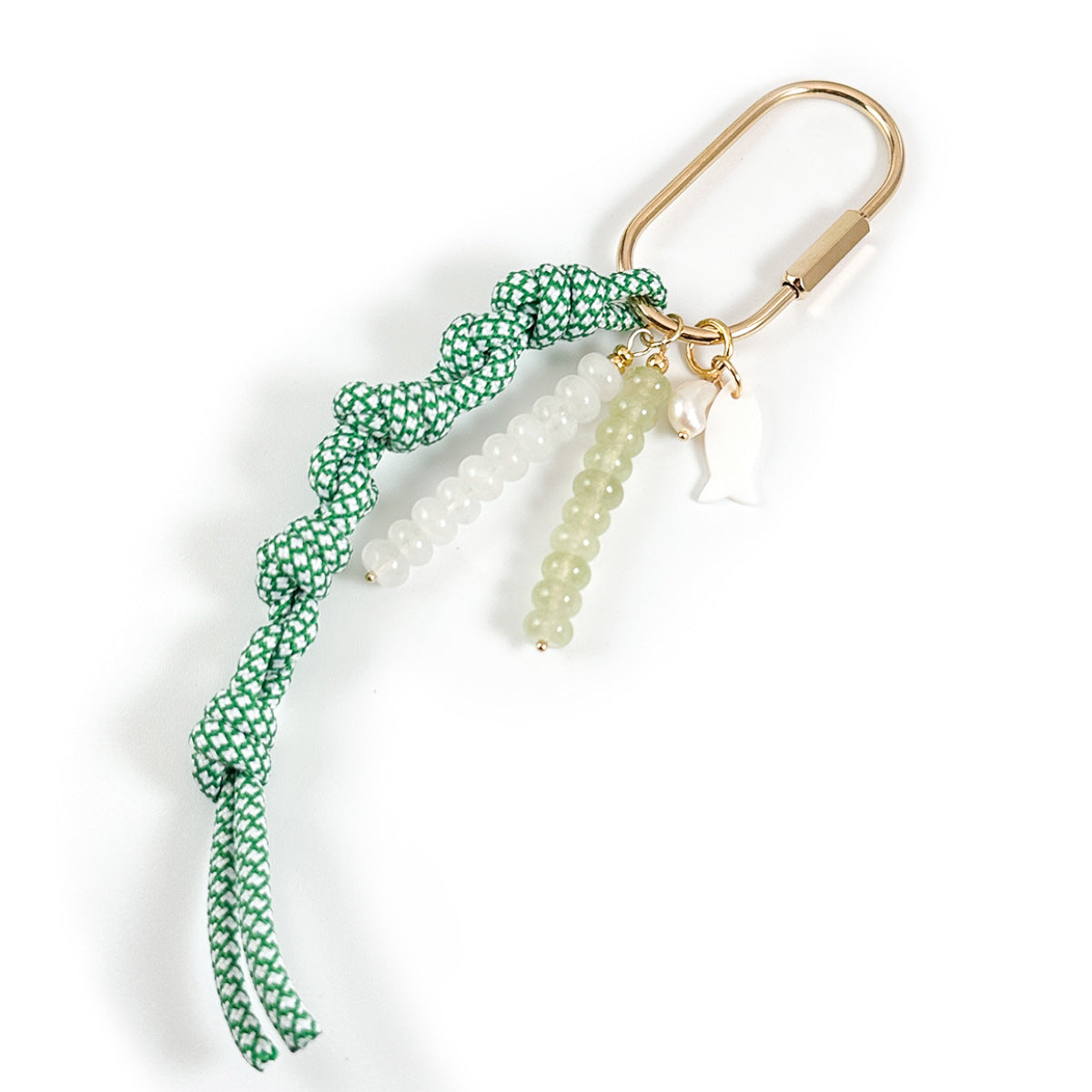 Color-block Woven Rope Keychain
