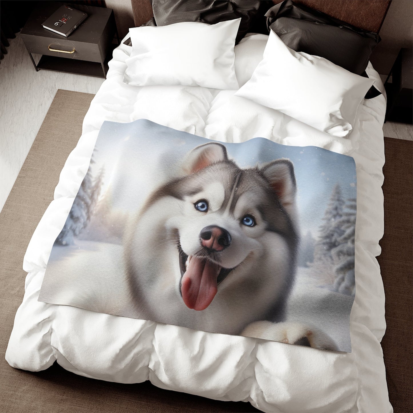 Sweatshirt-Decke – Plüsch-Fleece-Überwurf, 2 Größenoptionen