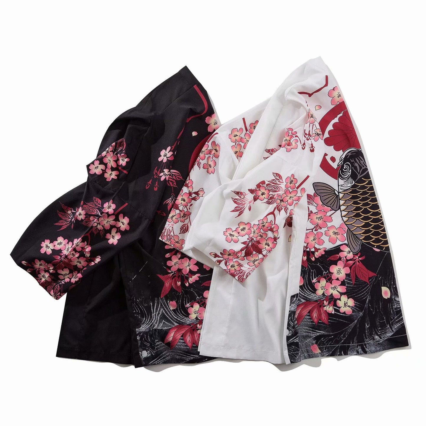 YC70018 Kimono "Fische im Teich"