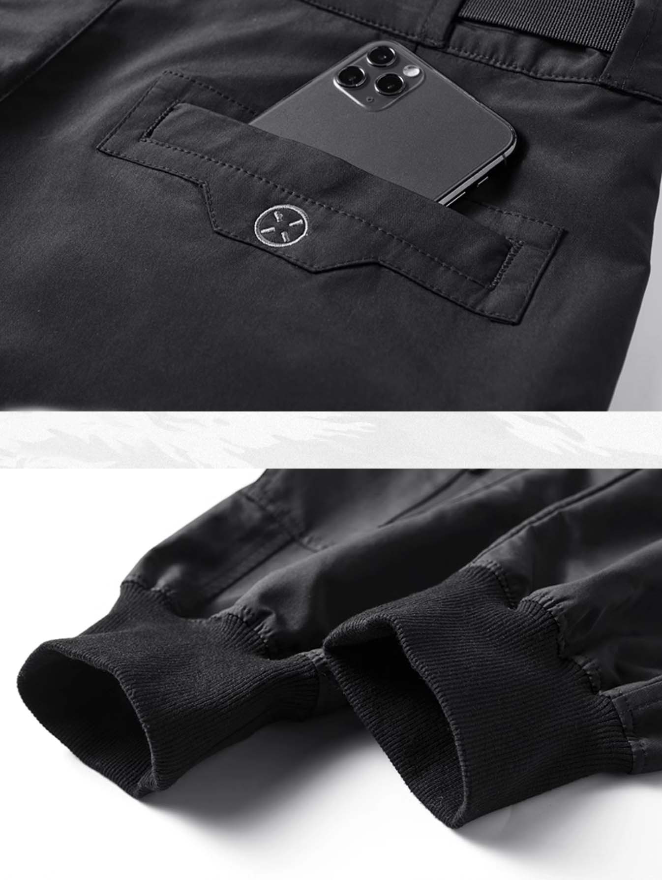Pantalon mat noir IBP323 CX