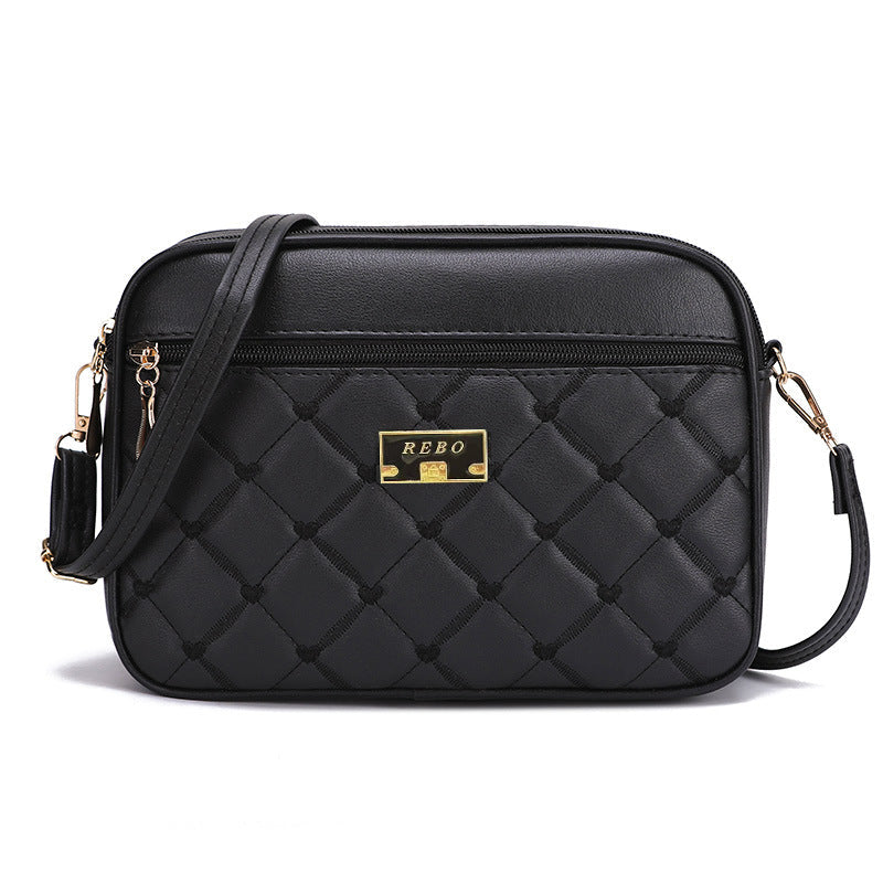 Womens Wide-strap Shoulder Crossbody Bag