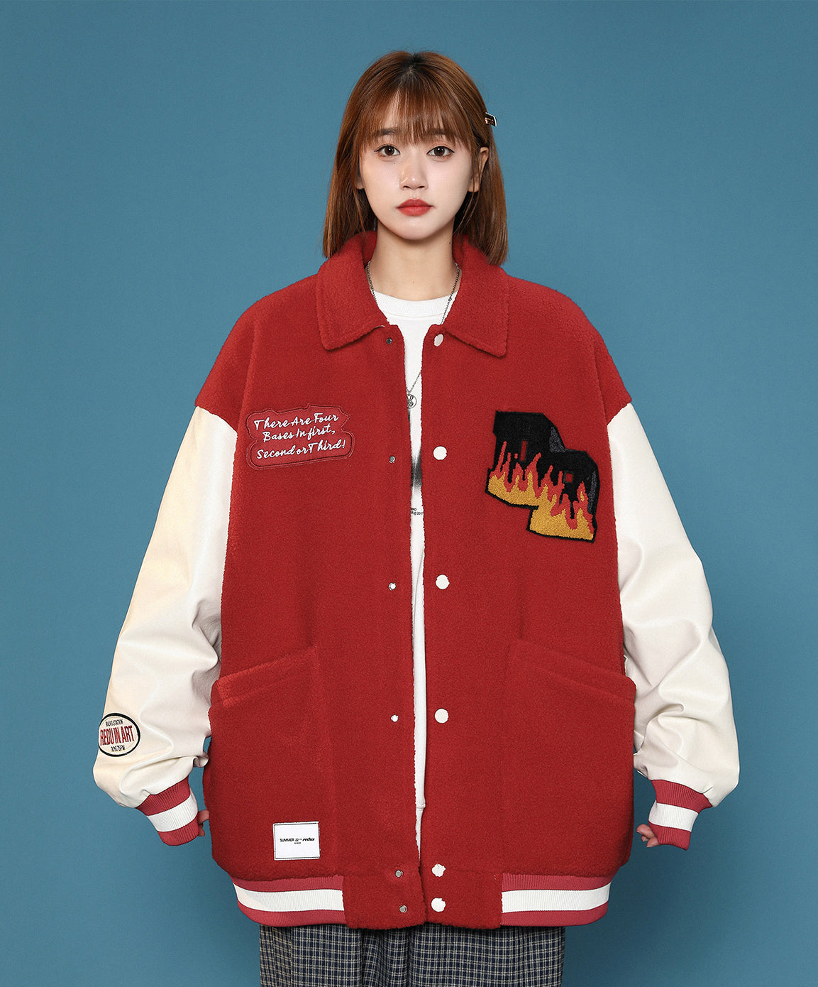 Baseballjacke für Damen mit Reduzierung