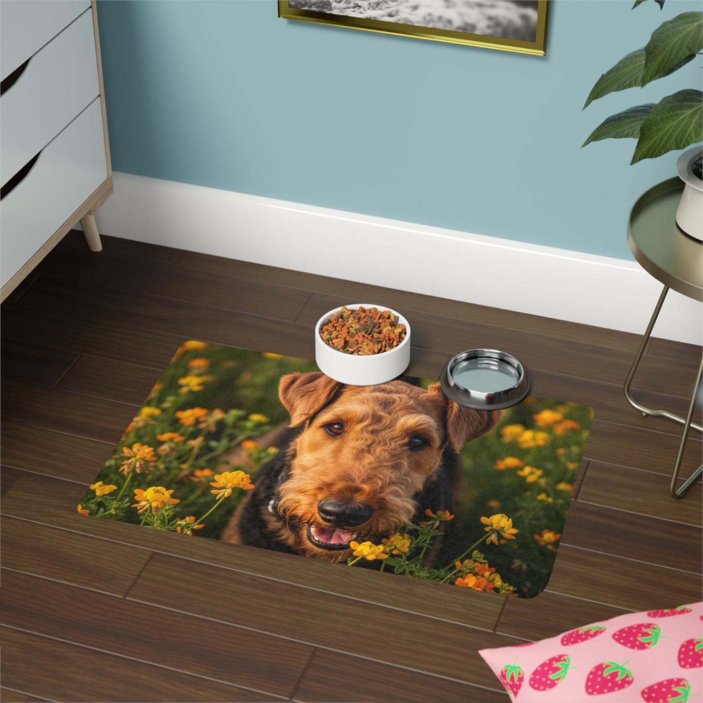 Non-Slip Pet Food Mat – Waterproof Feeding Mat for Dogs