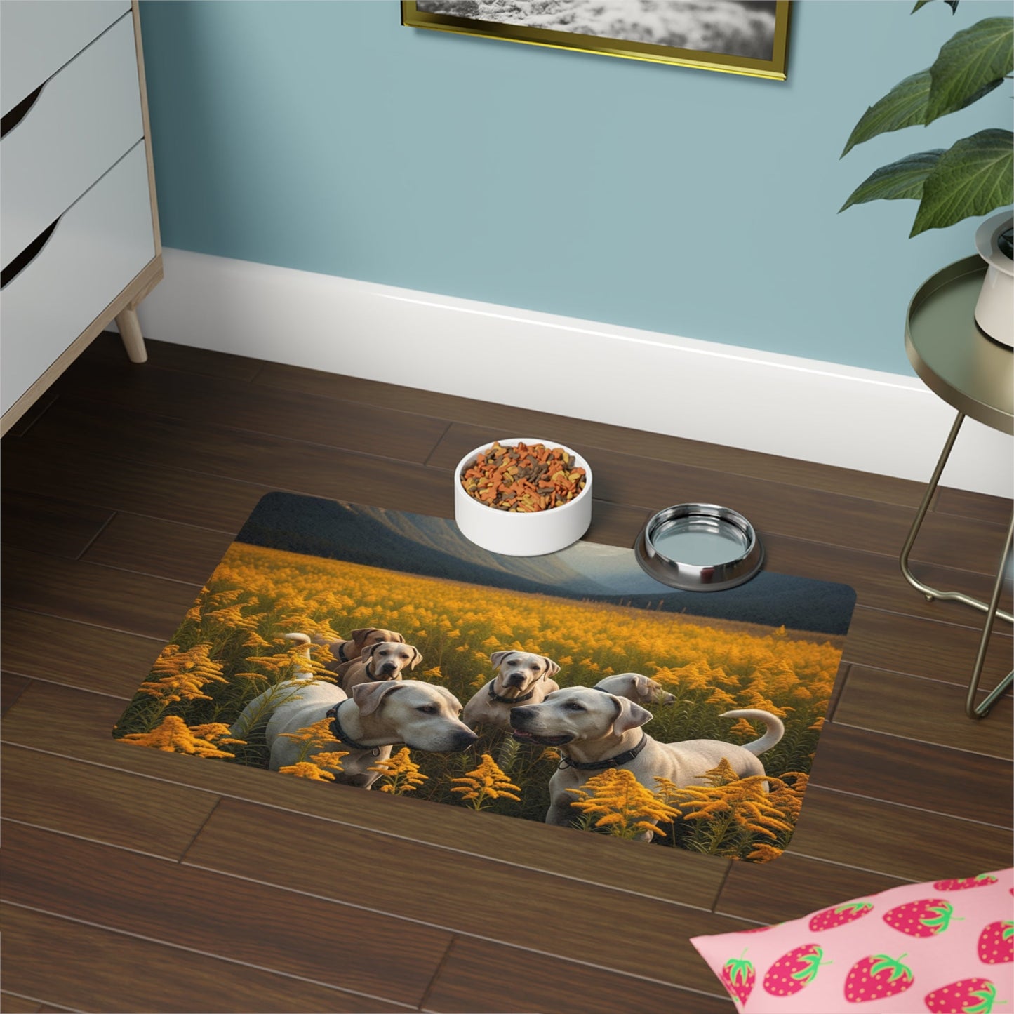 Non-Slip Pet Food Mat – Waterproof Feeding Mat for Dogs