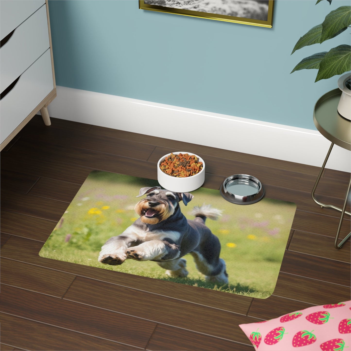 Tapis antidérapant pour animaux de compagnie – Tapis d'alimentation étanche pour chiens