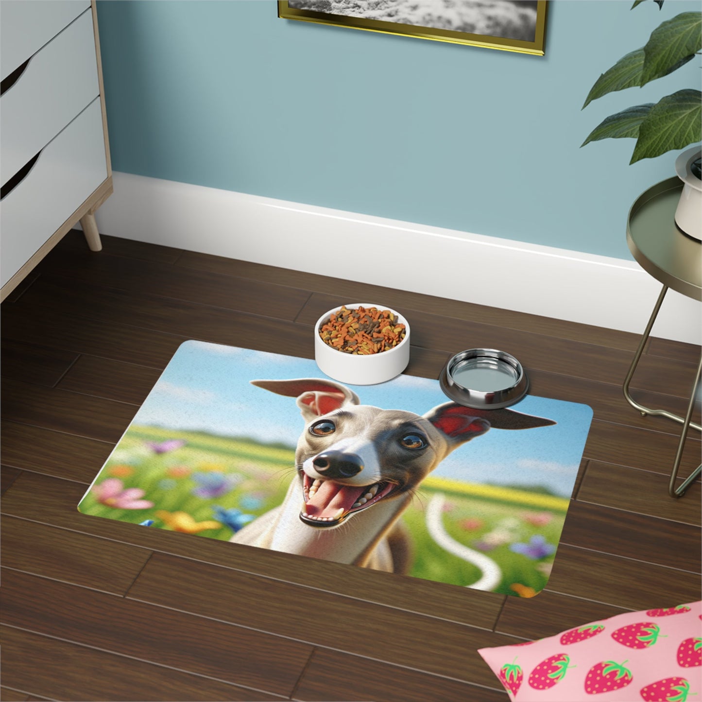 Tapis antidérapant pour animaux de compagnie – Tapis d'alimentation étanche pour chiens