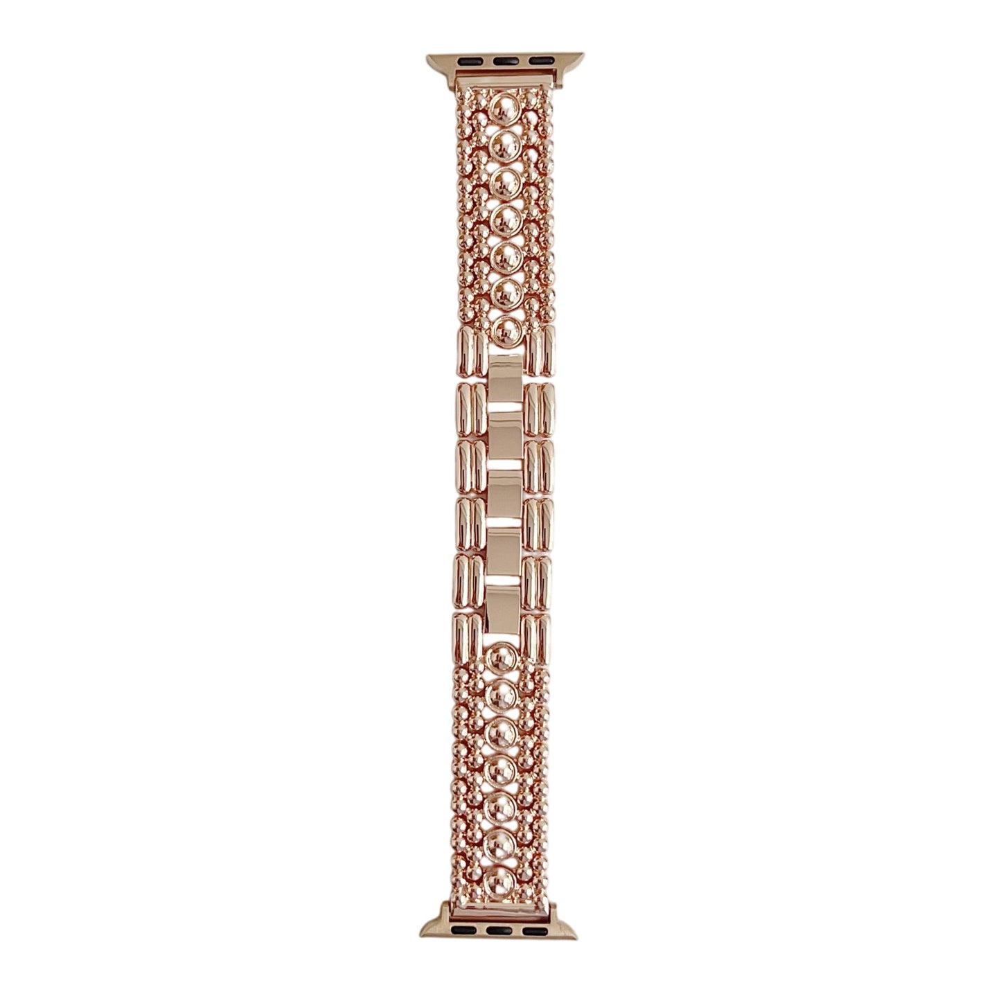 Five-bead Round Metal Watch Strap