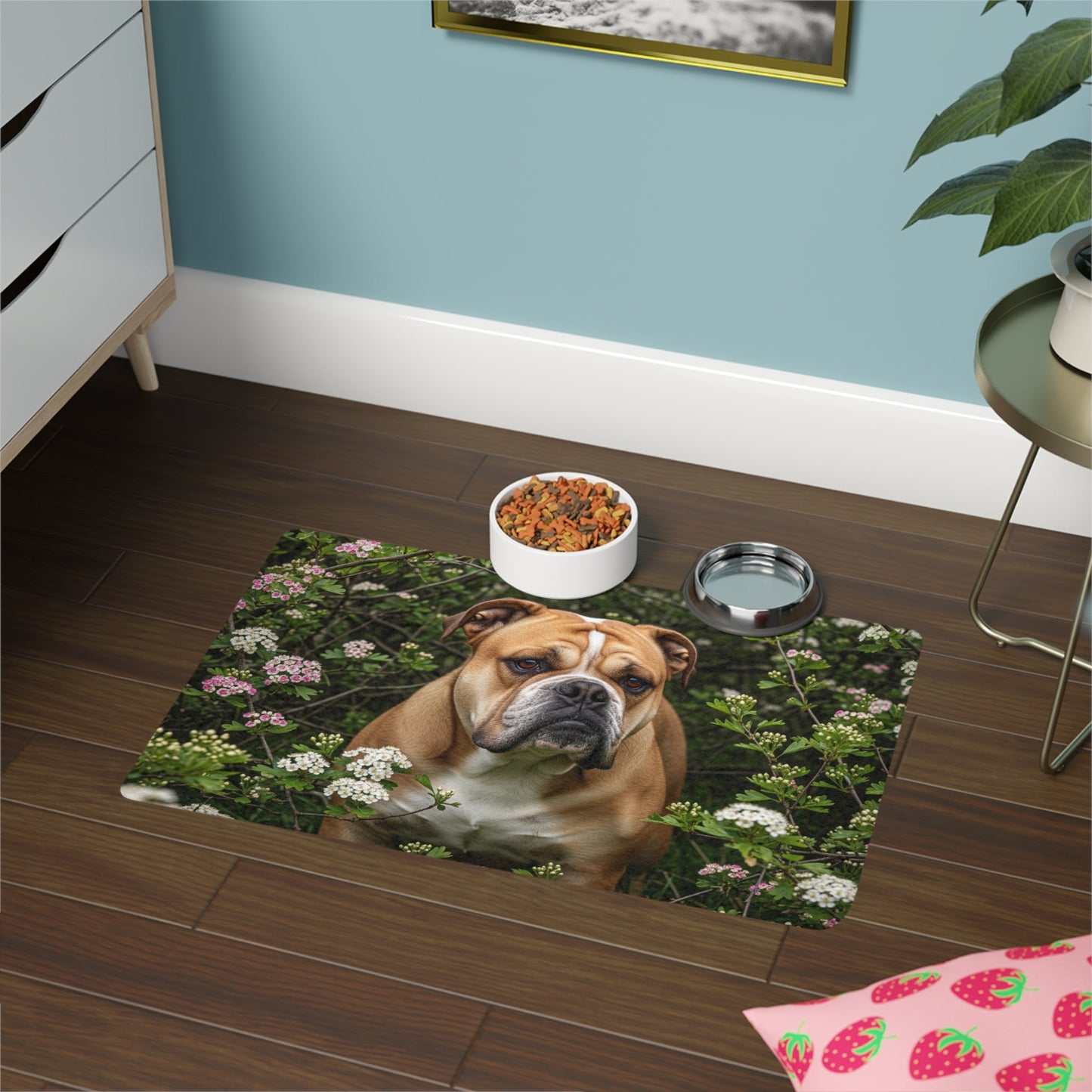 Tapis antidérapant pour animaux de compagnie – Tapis d'alimentation étanche pour chiens