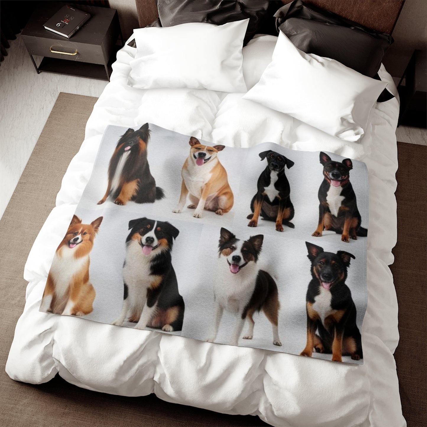 Sweatshirt Blanket – Plush Fleece Throw, 2 Size Options