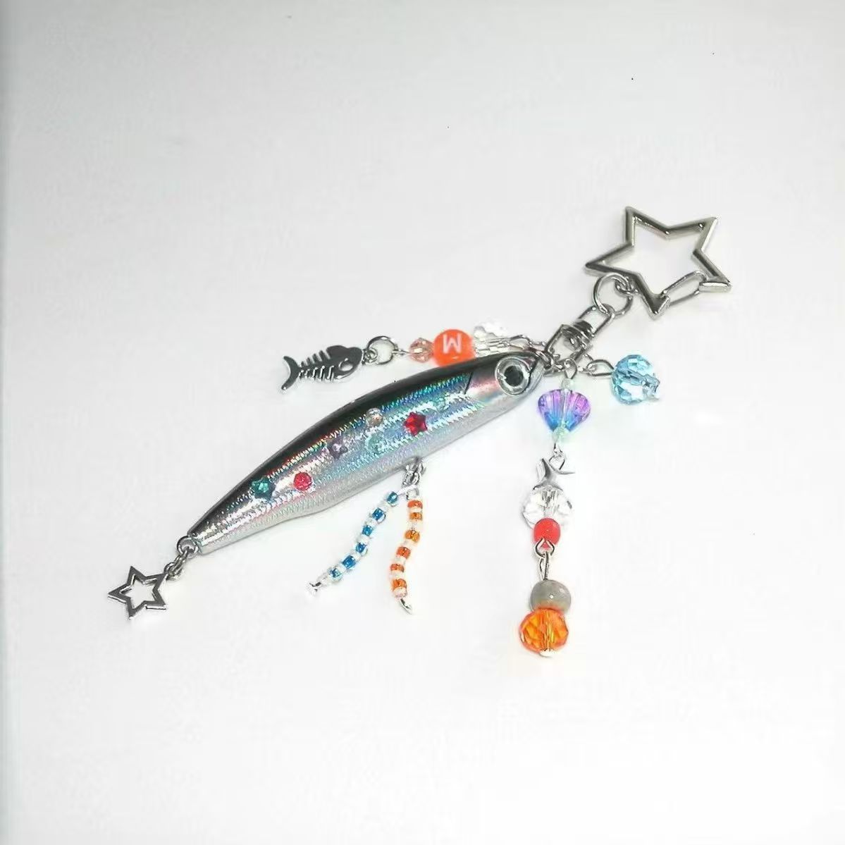 Fashionable And Personalized Pendant With A Small Fish Keychain