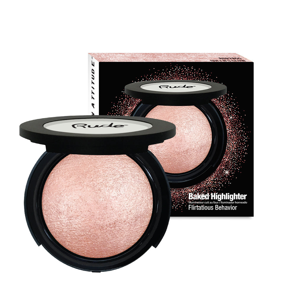 RUDE Baked Highlighter - Flirty Verhalten