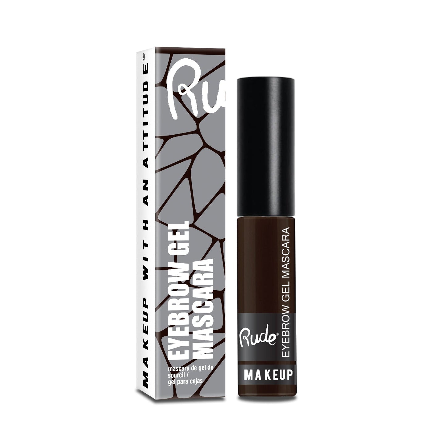 RUDE Augenbrauengel-Mascara – Choco Brown