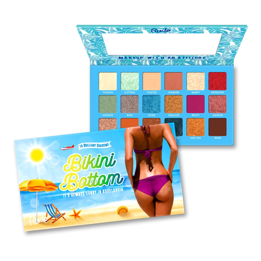 RUDE Bikini Bottom - 18 Lidschatten-Palette