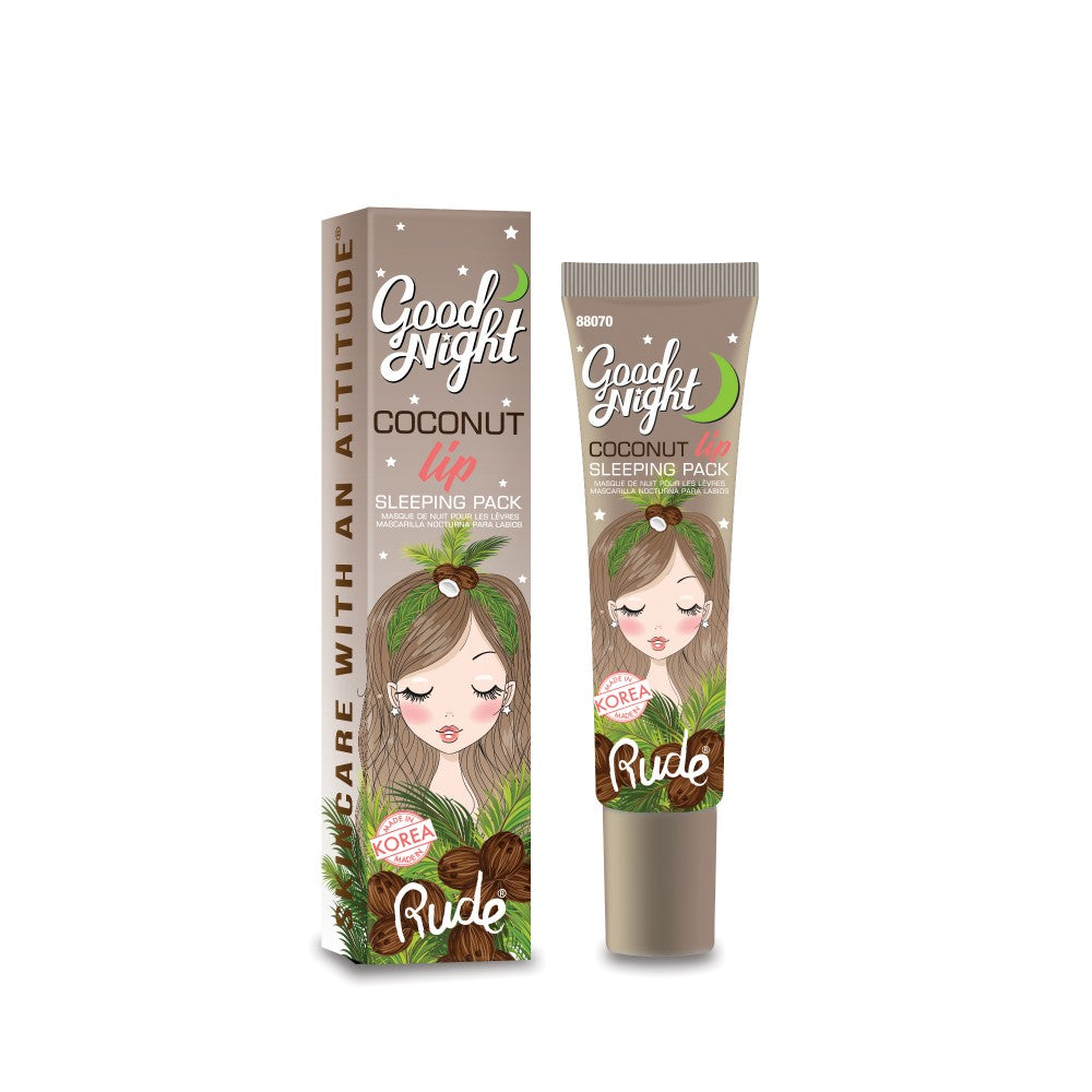 RUDE Good Night Coconut Lippen-Schlafmaske