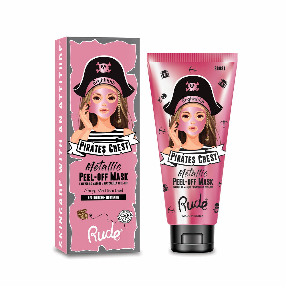 RUDE Pirate's Chest Metallic Peel-off Mask - Ahoi, ihr Leichtmatrosen!