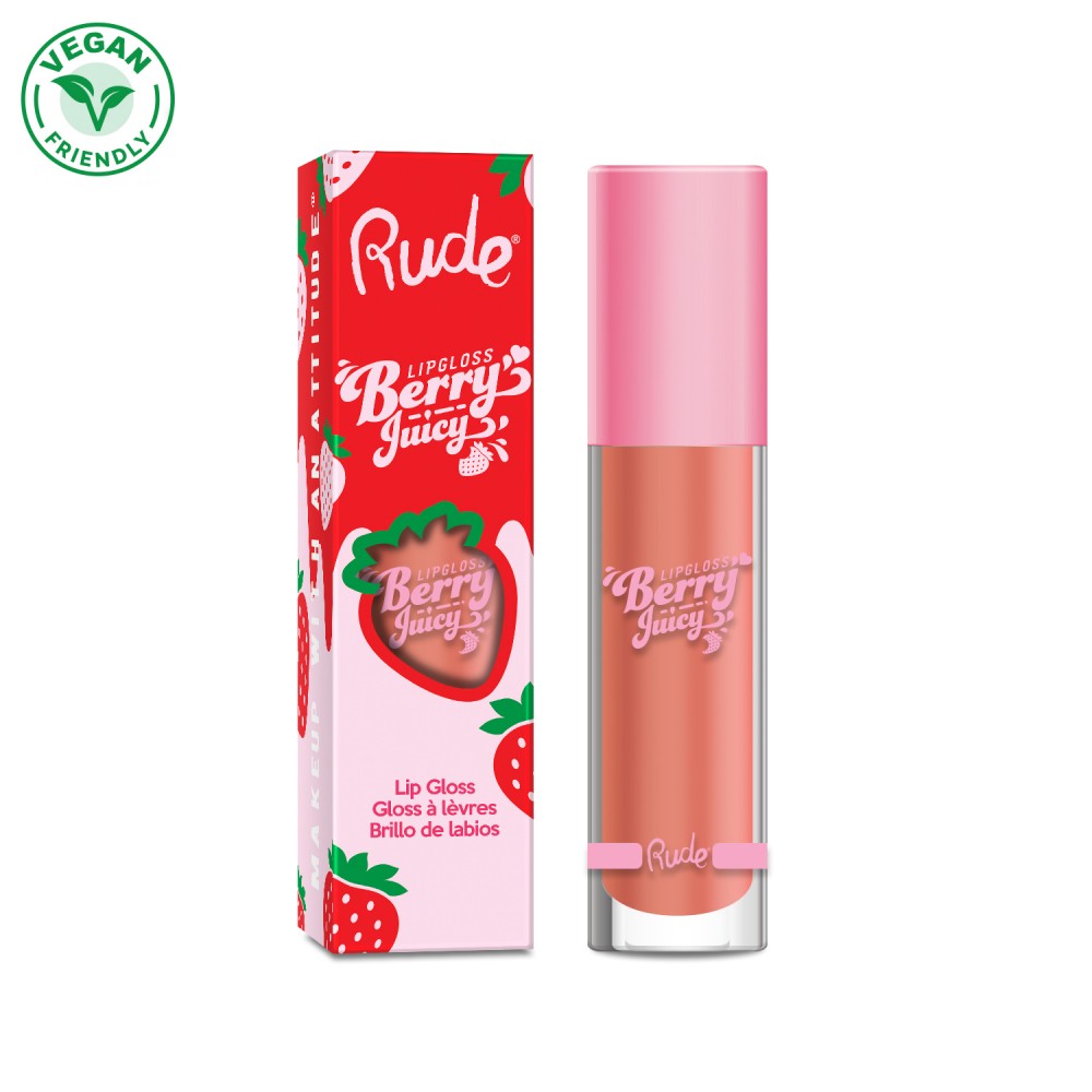 RUDE Berry Juicy Lip Gloss – Nudist