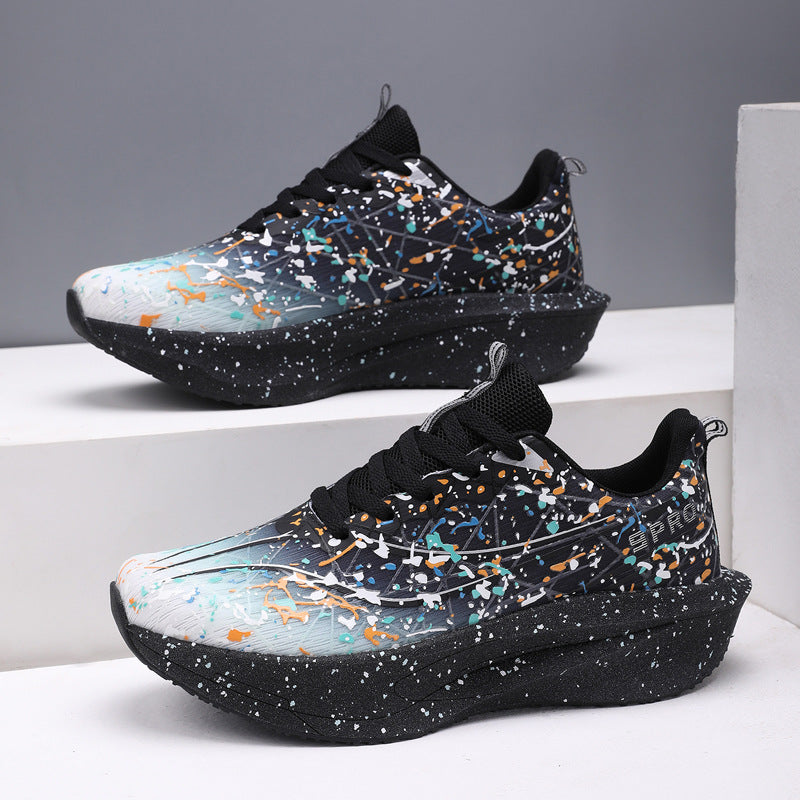 Marathon Running Carbon-Plate Noctilucent Fashion Sneakers