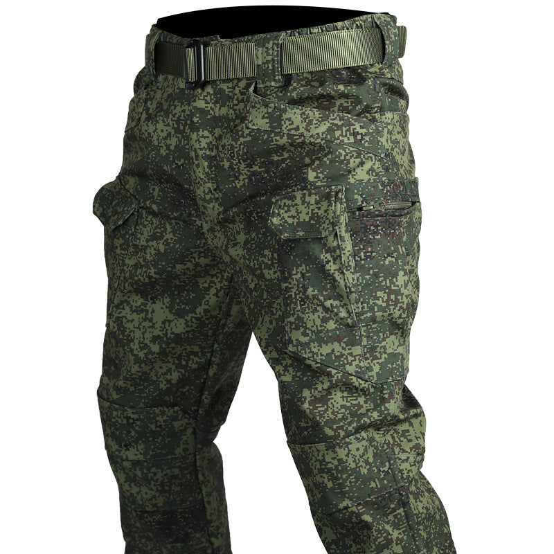 Men's Winter Fleece-lined Waterproof Tactical Pants