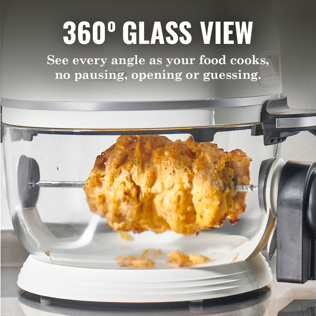 Fritaire Self-Cleaning Air Fryer™ | Non-Toxic 9-in-1 Glass Bowl | Cherry