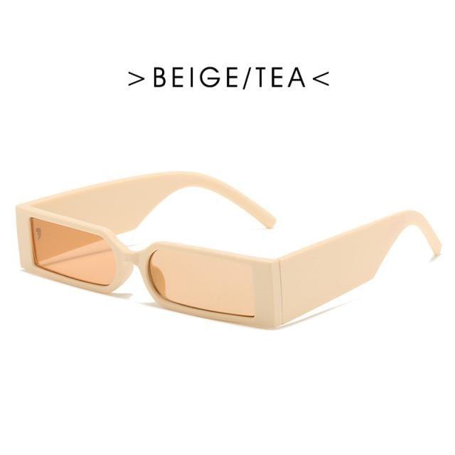 90’s Fashion Narrow Rectangular Vintage Style Sunglasses For Women & Men New Retro Style Sun Glasses For Women New Eyeglasses In Different Shades Eyewear