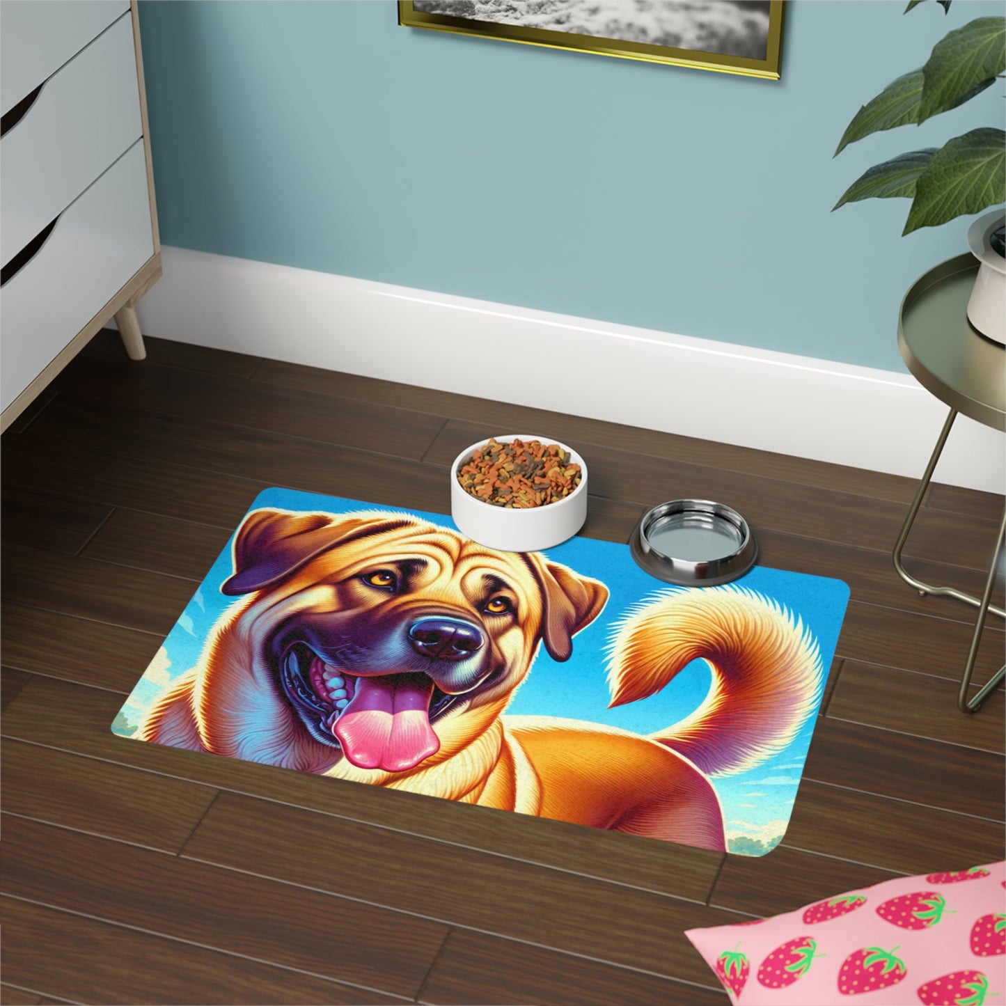 Non-Slip Pet Food Mat – Waterproof Feeding Mat for Dogs